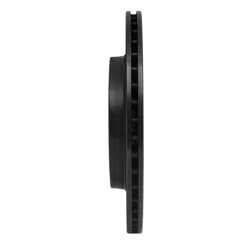 Cadillac BLS Brake Rotor (1) - Rear Right - R1 Concepts - Drilled & Slotted - Black - `03-`11